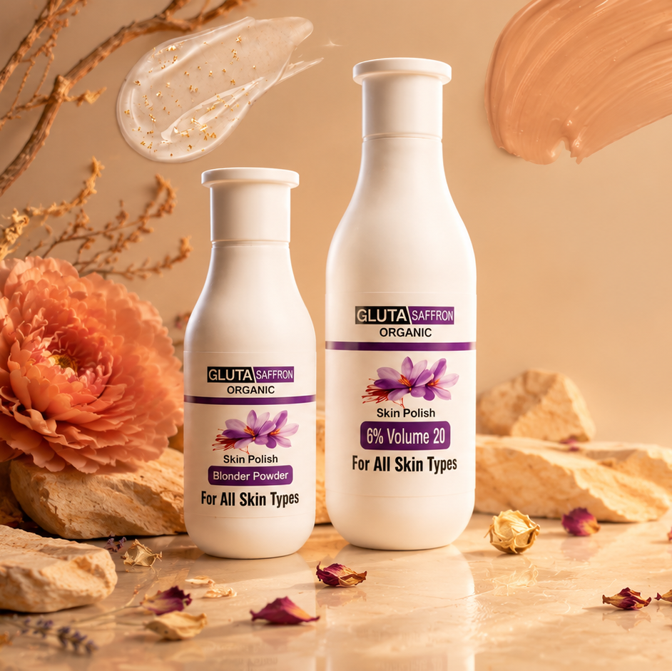 Gluta Saffron Organic Skin Polish Bundle